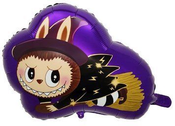 Labubu the witch foil ball 59x45 cm, 1 шт., Helium or air, Лабубу
