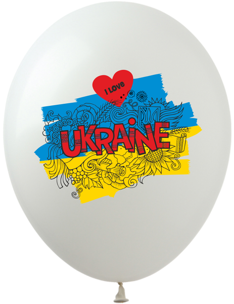 DP-38 12" "I Love Ukraine" 100 шт. DP-38 фото