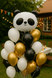 Foil ball Panda head (53*57) (China), 1 шт., Helium or air, Дикі тварини