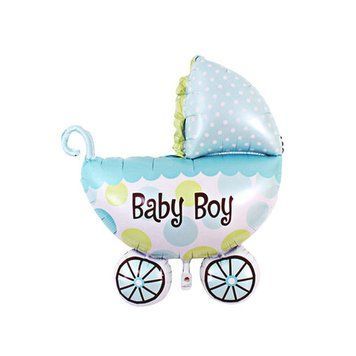 Фольгированный шарик Детская коляска Baby Boy (92*94) (Китай) 005162 фото