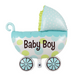Фольгована кулька Дитячий візочок Baby Boy (92*94) (Китай) 005162 фото 1