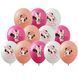 SC/33B - 12" "Little Minnie" (1 st.) 50 pcs., 100 шт., 12"/30см., Mix (Fuchsia, Pink, White), Mickey Mouse
