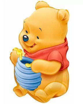 Foil ball Winnie the Pooh (44*62), 1 шт., Helium or air, Winnie the Pooh