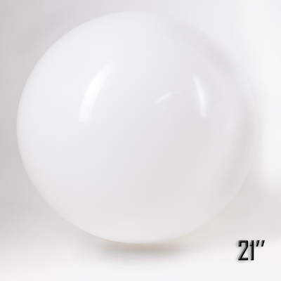 Кулька-гігант Білий 21" (52,5 см) GB21001 фото