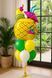 Foil ball Cocktail Tropical drink in pineapple 53 x 84 cm (China), 1 шт., Helium or air, Напої