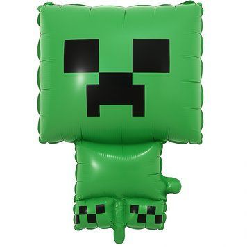 Foil ball "Minecraft creeper crawlers" (43*68), 1 шт., Helium or air, Minecraft