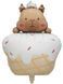 Capybara foil ball in a cupcake (49x76 cm) (China), 1 шт., Helium or air, Capybara