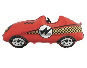 Foil ball Racing car red (110*49) cm (China), Helium or air, Transport