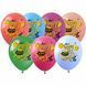 Balloon SDR-133b 12" "Happy Birthday Garland" 50 pcs, 100 шт., 12"/30см., Assorted pastel, Праздник