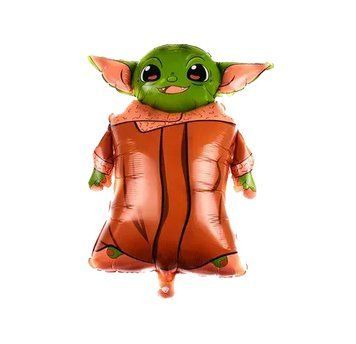 Yoda "Star Wars" foil ball (80*58), 1 шт., Helium or air, Star Wars