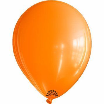 Balloon 5" Orange 024 (12.5 cm) 100 pcs., 100 шт., 5"/12.5см, Helium or air