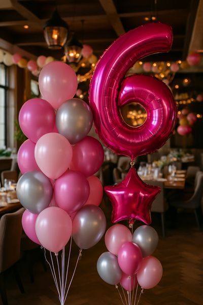 6871 Foil number - 6 (pink) (100 cm), Helium or air