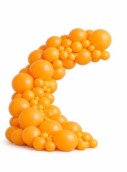 Balloon 12" Sunflower 070 (30 cm) 50 pcs, 100 шт., 12"/30см., Sunflower, Круглий, Helium or air