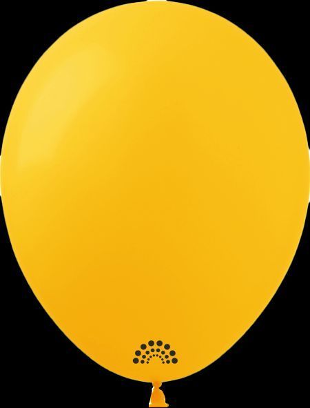 Balloon 12" Sunflower 070 (30 cm) 50 pcs, 100 шт., 12"/30см., Sunflower, Круглий, Helium or air