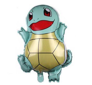 Pokemon Squirtle foil ball (70*55) (China), 1 шт., Helium or air, Pokemon