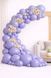 Balloon 12" Iris 044 (30 cm) 50 pcs, 100 шт., 12"/30см., Сиреневый, Круглий, Helium or air