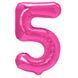 6881 Foil number - 5 (pink) (100 cm), Helium or air