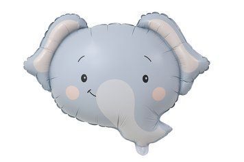 Foil ball Elephant head (55"50 cm) (China), 1 шт., Helium or air, Дикі тварини