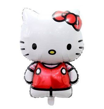 Kitty foil ball (49*72) (China), 1 шт., Helium or air, Kuromi