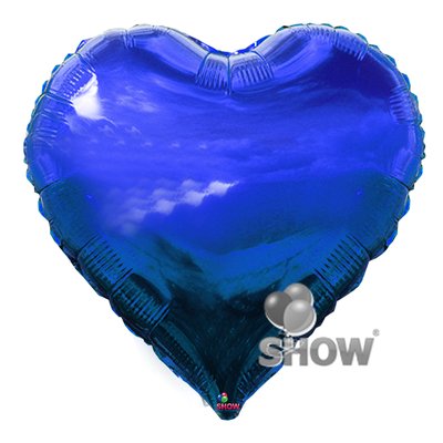AS-100 Сердце 18" Синее (Арт-Шоу) S AS-10045 фото