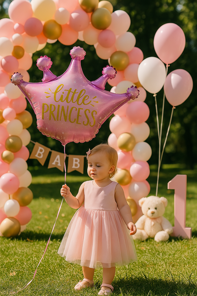 Фольгована кулька Корона Little Princess (75*68) (Китай) 1691 фото