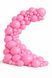 Balloon 12" Dark pink 035 (30 cm) 50 pcs, 100 шт., 12"/30см., Розовый, Круглий, Helium or air